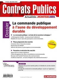 Richard Deau - Contrats publics N° 226, décembre 2021 : La commande publique à l'aune du développement durable.