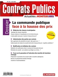 Richard Deau - Contrats publics N° 232, juin 2022 : La commande publique face à la hausse des prix.