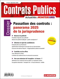 Contrats publics N° 269, novembre 2025