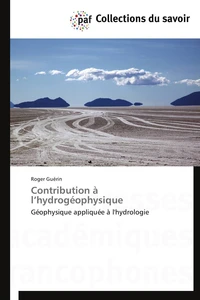 Contribution à l hydrogéophysique