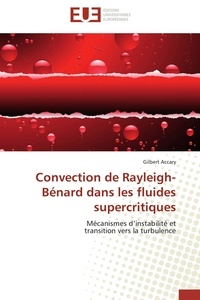 Gilbert Accary - Convection de Rayleigh-Bénard dans les fluides supercritiques - Mécanismes d'instabilité et transition vers la turbulence.