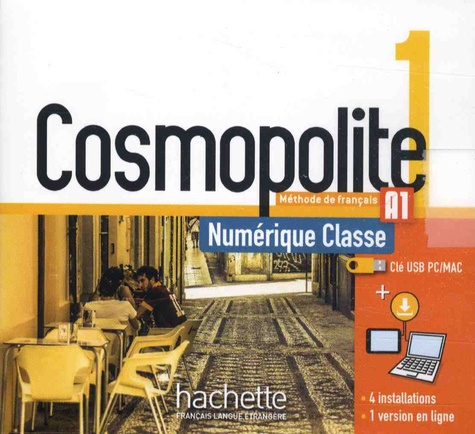Cosmopolite 1 A1. Numérique classe  avec 1 Clé Usb
