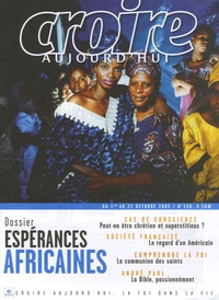 François Boëdec et André Paul - Croire aujourd'hui N° 198, octobre 2005 : Espérances africaines.