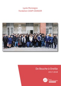  Fondation Casip-Cojasor - De Bouche à Oreille - 2017-2018.
