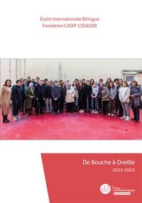  Fondation Casip-Cojasor - De Bouche à Oreille - 2022-2023.