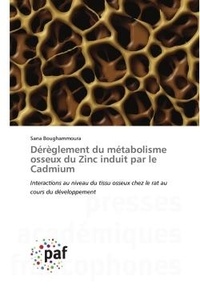 Sana Boughammoura - Dérèglement du métabolisme osseux du Zinc induit par le Cadmium - Interactions au niveau du tissu osseux chez le rat au cours du développement.