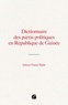 Saikou Oumar Baldé - Dictionnaire des partis politiques en République de Guinée.