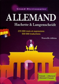  Hachette - Dictionnaire français-allemand allemand-français.