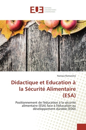 Narisoa Ramanitra - Didactique et Education à la Sécurité Alimentaire (ESA).
