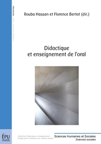 Didactique et enseignement de l'oral