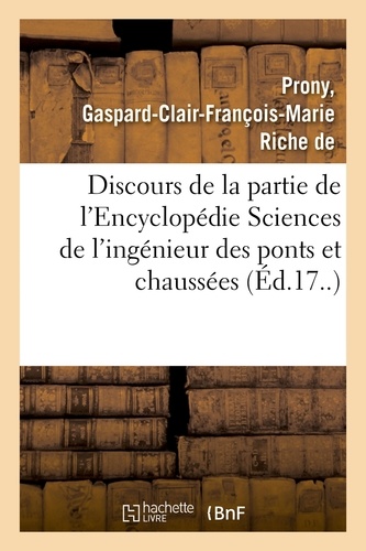  Nicolas - Discours préliminaire de la partie de l'Encyclopédie, par ordre de matières intitulée.