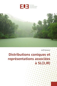 Distributions coniques et représentations associées à sl(3,ir)