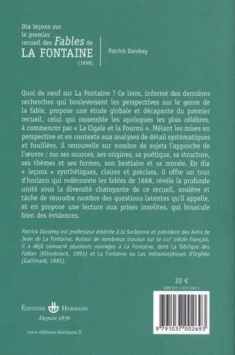 Dix leçons sur le premier recueil des Fables de La Fontaine (1668)