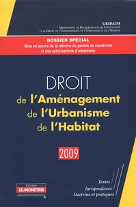 Droit de l'Aménagement de l'Urbanisme de l'Habitat