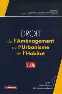 Droit de l'Aménagement, de l'Urbanisme et de l'Habitat