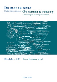 Olga Inkova - Du mot au texte - Edition russe-italien.