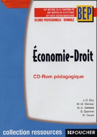 Jean-Charles Diry et M-M Glerean - Economie-Droit BEP, 2e profesionnelle-Te - CD-Rom.