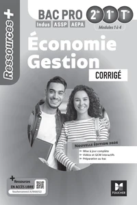 Economie-Gestion 2de 1re Tle Bac Pro Ressources Plus