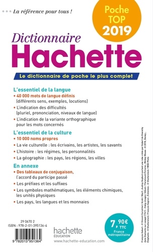 Dictionnaire Hachette encyclopédique de poche. 50 0000 mots  Edition 2019