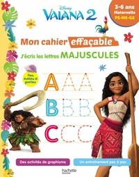 J'écris les lettres majuscules PS-MS-GS Vaiana 2