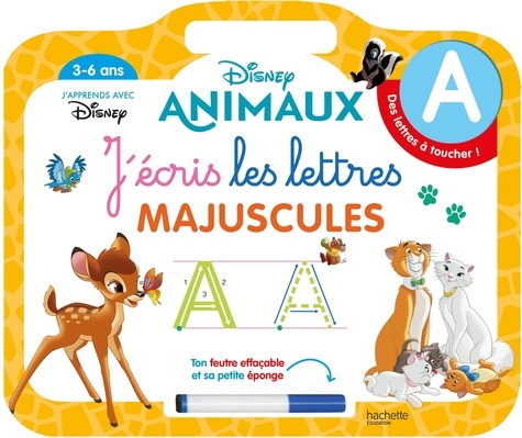 J'écris les lettres majuscules. Disney Animaux