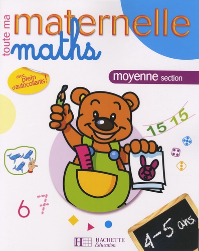  Hachette Education - Maths moyenne section - 4-5 ans.