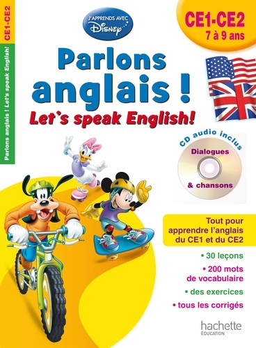  Hachette Education - Parlons anglais ! CE1-CE2. 1 CD audio