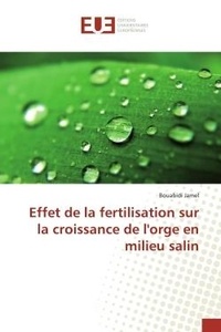 Bouabidi Jamel - Effet de la fertilisation sur la croissance de l'orge en milieu salin.
