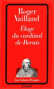 Éloge du cardinal de Bernis