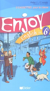  Didier - Enjoy English in 6e - 3 cassettes pour la classe.