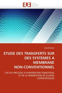 Etude des transferts sur des systemes a membrane non-conventionnel