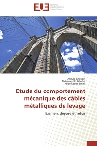 Asmâa Chouairi et Ghorba mohamed El - Etude du comportement mécanique des câbles métalliques de levage - Examen, dépose et rébus.