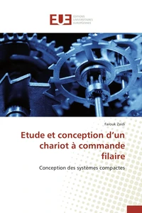 Etude et conception d'un chariot à commande filaire