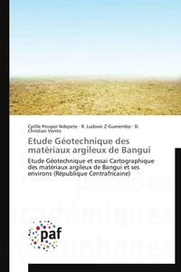 Etude géotechnique des matériaux argileux de bangui