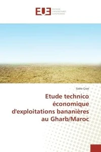 Etude technico economique d'exploitations bananieres au Gharb/Maroc