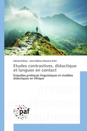 Edmond Biloa - Etudes contrastives, didactique et langues en contact.