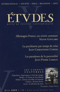 Etudes Juin 2009