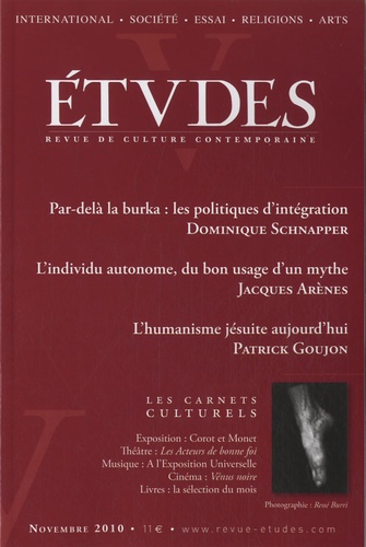 Pierre de Charentenay - Etudes N° 4135, Novembre 20 : .