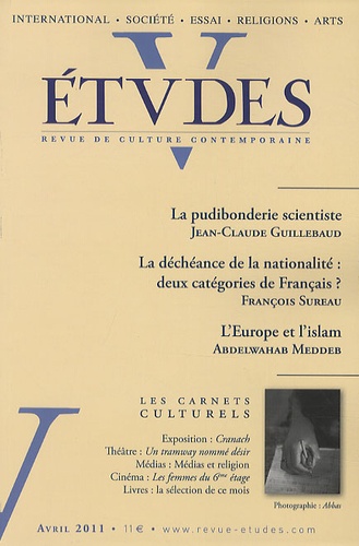 Pierre de Charentenay - Etudes N° 4144, avril 2011 : .