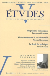 Pierre de Charentenay - Etudes N° 4146, Juin 2011 : .