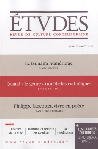 François Euvé - Etudes N° 4207, juillet-août 2014 : .