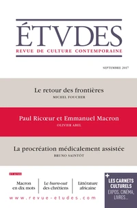 Etudes N° 4241, septembre 2017