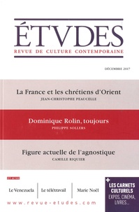 François Euvé - Etudes N° 4244, décembre 2017 : .