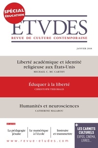 François Euvé - Etudes N° 4245, janvier 2018 : Spécial éducation.