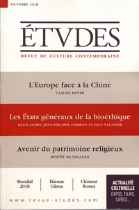 Etudes N° 4253, octobre 2018