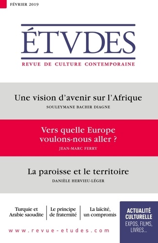 Etudes N° 4257, février 2019