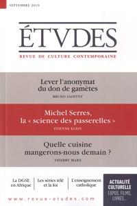 François Euvé - Etudes N° 4263, septembre 2019 : .