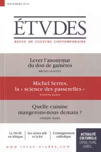 Etudes N° 4263, septembre 2019