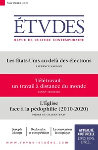 Les Etats-Unis au-delà des élections ; Télétravail : un travail à distance du monde ; L'Eglise face à la pédophilie (2010-2020)