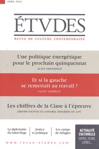 Etudes N° 4292, avril 2022